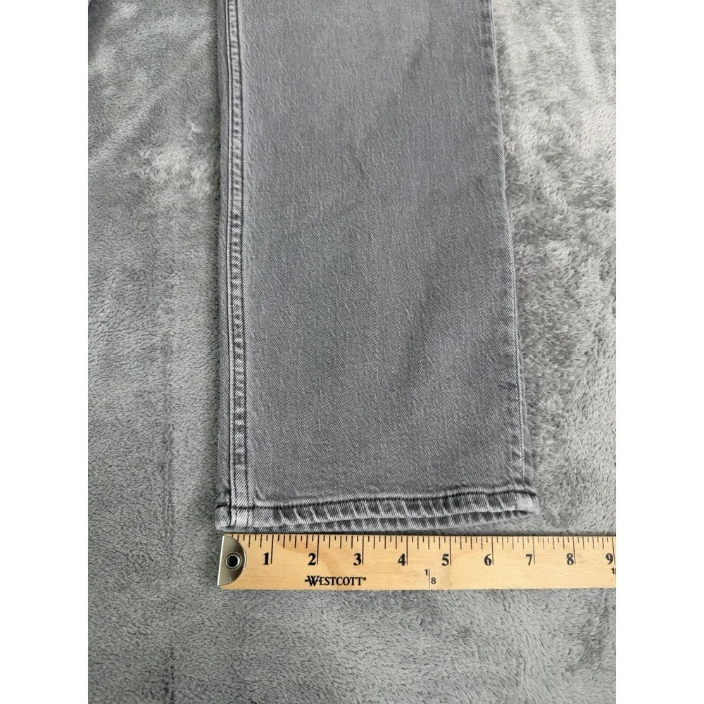Abercrombie & Fitch The Ankle Straight High Rise Jeans Women's Size 33 Gray